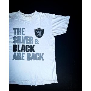 画像: RAIDERS THE SILVER&BLACK ARE BACK VTG T-SHIRT WHITE 