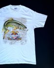 画像1: 1996 MILLER BEER NICEMAN VINTAGE T-SHIRT WHITE L