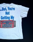 画像5: 1995 BUD LIGHT BEER I LOVE YOU MAN VTG T-SHIRT GRAY XL