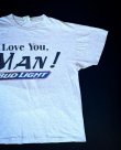 画像1: 1995 BUD LIGHT BEER I LOVE YOU MAN VTG T-SHIRT GRAY XL