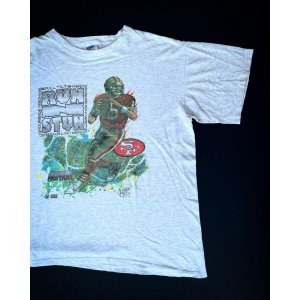 画像: 1990 SAN FRANCISCO 49ERS JOE MONTANA VTG T-SHIRT GRAY XL
