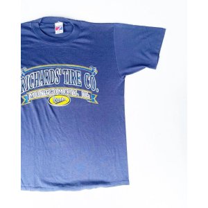 画像: BANDAG RICHARD’s TIRE CO. VTG T-SHIRT NAVY L