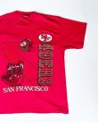 画像1: SAN FRANCISCO 49ERS VTG T-SHIRT RED L