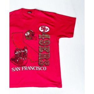 画像: SAN FRANCISCO 49ERS VTG T-SHIRT RED L