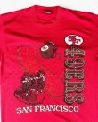 画像3: SAN FRANCISCO 49ERS VTG T-SHIRT RED L