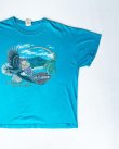 画像1: HARLEY DAVIDSON A RIDE IN PARADISE OFFICIAL VTG T-SHIRT SAXE BLUE 