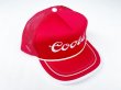 画像2: NOS 80s COORS BEER VTG MESH CAP  RED