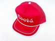 画像1: NOS 80s COORS BEER VTG MESH CAP  RED