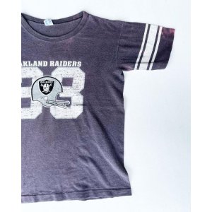 画像: NFL OAKLAND RAIDERS 33 VTG T-SHIRT  CHARCOAL GREY L