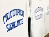 画像: SIXHELMETS CYCLE EQUIPMENT T-SHIRT LA DODGERS BLUE×WHITE