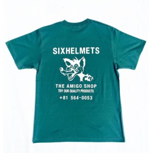 画像: SIXHELMETS“THE AMIGO SHOP”SOUVENIR T-SHIRT MOSS GREEN