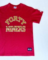 画像: SAN FRANCISCO FORTY NINERS  VTG T-SHIRT RED M