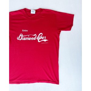 画像: 1989 ENJOY DIAMOND BAN VTG T-SHIRT RED M