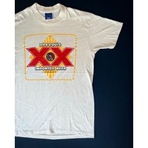 画像: DOS EQUIS IMPORTED BEER VTG T-SHIRT BEIGE L