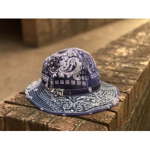 画像: US BANDANA REMAKE ARMY HAT NAVY