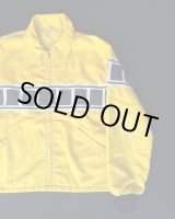 画像: 70s YAMAHA OFFICIAL VTG STROBE LINE RACING JACKET YELLOW 