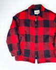 画像2: WOOLRICH BAFFALO CHECK VTG WOOL JACKET RED×BLACK  XL