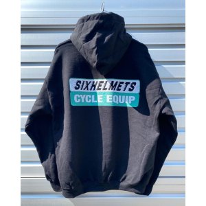 画像: SIXHELMETS CYCLE EQUIP HOODIE BLACK