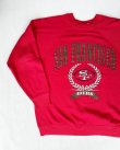 画像2: NFL SAN FRANCISCO 49ERS VTG SWEATSHIRT RED M