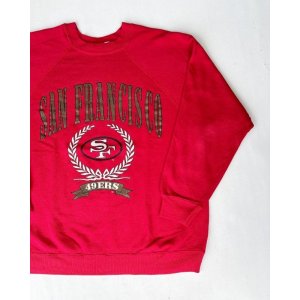 画像: NFL SAN FRANCISCO 49ERS VTG SWEATSHIRT RED M