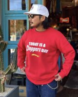 画像: SIXHELMETS TODAY IS A CHOPPERS DAY SWEATSHIRT RED