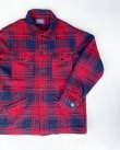 画像1: 70s PENDLETON VTG WOOL JACKET RED L