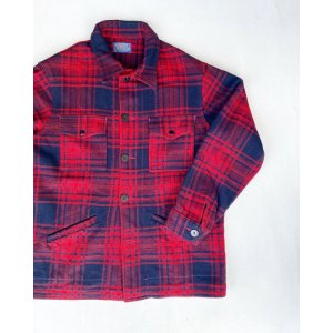 画像: 70s PENDLETON VTG WOOL JACKET RED L