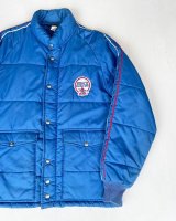 画像: BUSCH BAVARIAN BEER VTG RACING PUFFY JACKET BLUE M