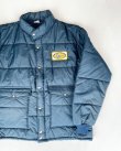 画像1: BANDAG TIRES VTG RACING PUFFY JACKET NAVY XL