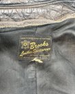 画像3: 60s BROOKS LEATHER VTG SINGLE RIDER'S JACKET BLACK 