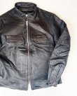 画像1: 60s BROOKS LEATHER VTG SINGLE RIDER'S JACKET BLACK 