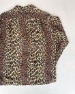 画像4: 50s CALI FAME LEOPARD VTG RAYON LONG SLEEVE SHIRT M