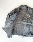 画像9: 70s BROOKS LEATHER VTG DOUBLE RIDER'S JACKET BLACK 42