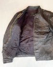 画像10: 60s BROOKS LEATHER VTG SINGLE RIDER'S JACKET BLACK 