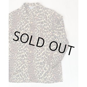 画像: 50s CALI FAME LEOPARD VTG RAYON LONG SLEEVE SHIRT M