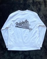 画像: SIXHELMETS CHOPPERS L/S T-SHIRT DRAWN BY HOODOOMAN WHITE