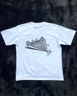 画像: SIXHELMETS CHOPPERS T-SHIRT DRAWN BY HOODOOMAN WHITE