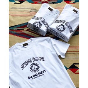 画像: WINGROCK×SIXHELMETS 10TH ANNIVERSARY T-SHIRT WHITE