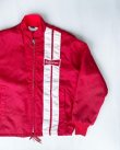 画像1: 70s BUDWEISER SWINGSTER VTG NYLON RACING JACKET RED 