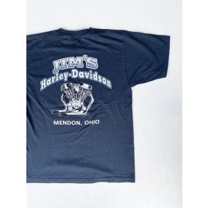 画像: 2000 HARLEY DAVIDSON JIM’S VTG POCKET T-SHIRT NAVY 