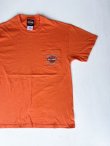 画像5: 2002 HARLEY DAVIDSON PENSACOLA VTG POCKET T-SHIRT ORANGE M