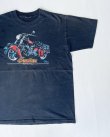 画像1: INDIAN MOTOCYCLE CHROME CITY VTG T-SHIRT BLACK 