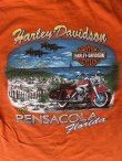 画像3: 2002 HARLEY DAVIDSON PENSACOLA VTG POCKET T-SHIRT ORANGE M