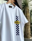 画像2: SIXHELMETS CYCLE EQUIPMENT CHECKER FLAG T-SHIRT WHITE