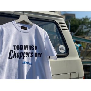 画像: SIXHELMETS “TODAY IS A CHOPPERS DAY” T-SHIRT WHITE