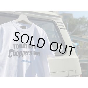 画像: SIXHELMETS “TODAY IS A CHOPPERS DAY” T-SHIRT WHITE