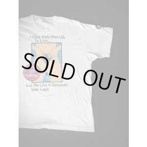 画像: I HAVE ONLY ONE LIFE TO LIVE VTG T-SHIRT WHITE 