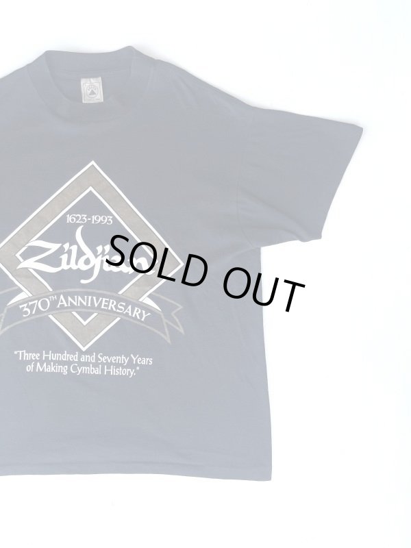 画像1: 1993 ZILDJIAN 370th ANNIVERSARY VTG T-SHIRT BLACK L
