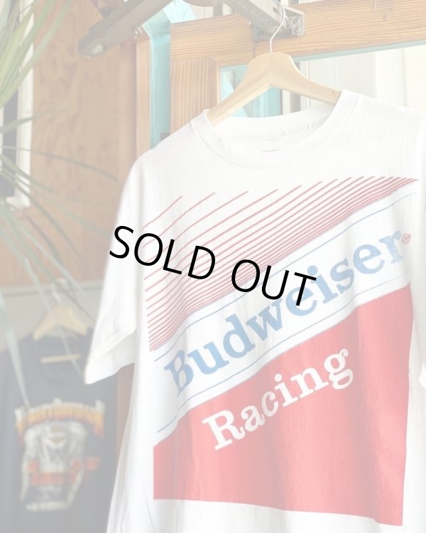 画像2: 90s BUDWEISER RACING VTG T-SHIRT WHITE 