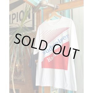 画像: 90s BUDWEISER RACING VTG T-SHIRT WHITE 